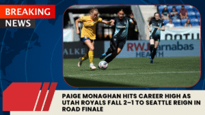 Read more about the article Paige Monaghan Hits Career High as Utah Royals Fall 2–1 to Seattle Reign in Road Finale