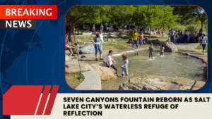 Read more about the article Beloved Salt Lake City Landmark Reborn: Liberty Park’s Seven Canyons Fountain Returns as a Dry but Living Refuge