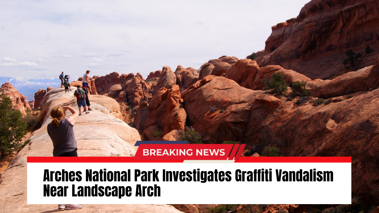Arches National Park Investigates Graffiti Vandalism Near Landscape Arch