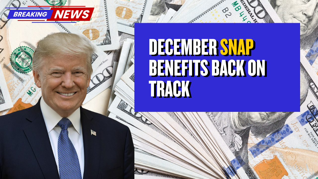 December SNAP Benefits Back On Track