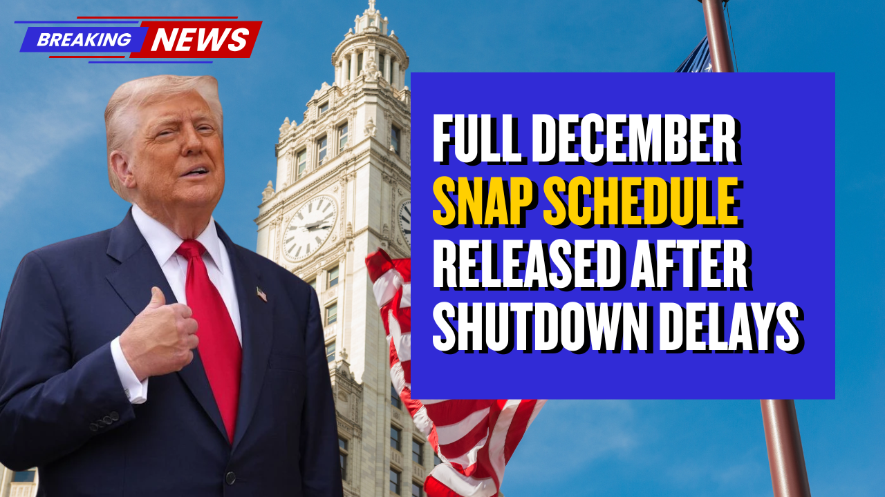 Full December SNAP Schedule Released After Shutdown Delays