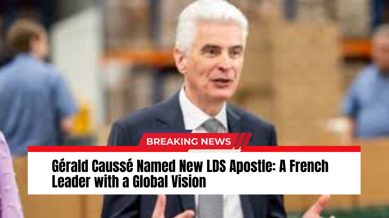 Gérald Caussé Named New LDS Apostle A French Leader with a Global Vision