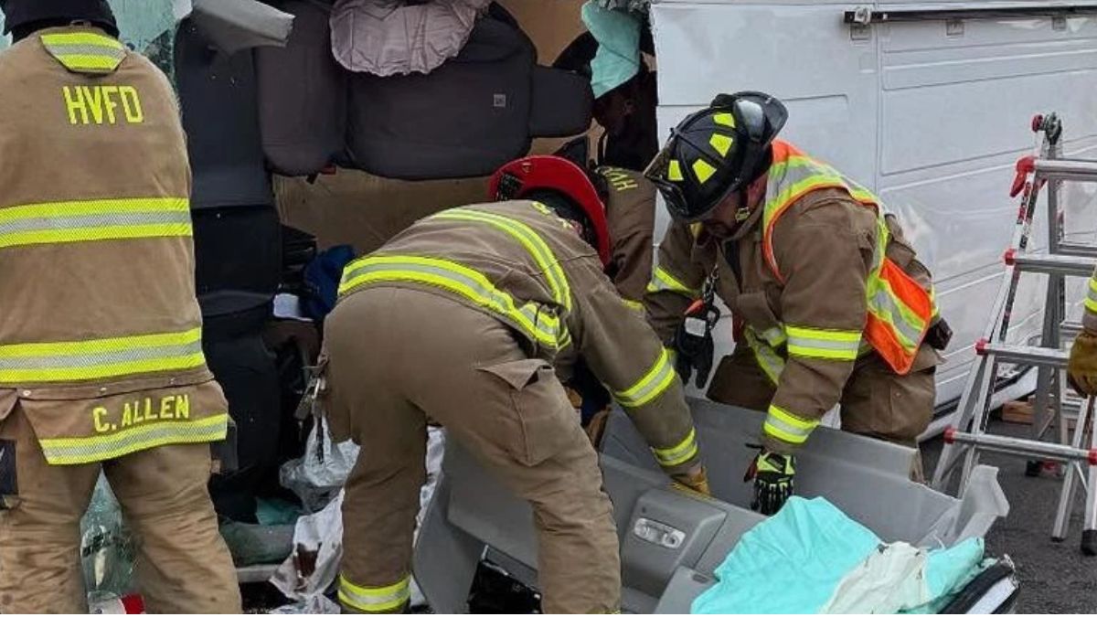 Hurricane, Utah — Green Van and Truck Crash on North State Street, Injuries Reported