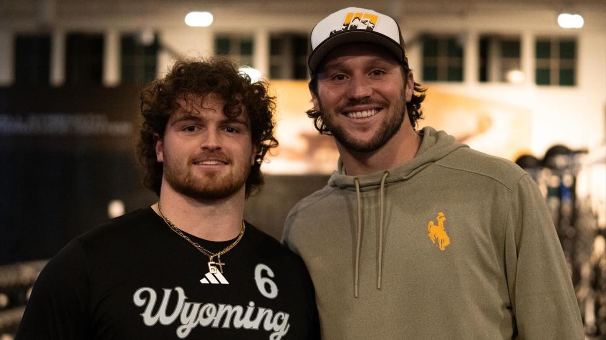 Josh Allen Given a Hero’s Welcome Upon Arrival in Wyoming