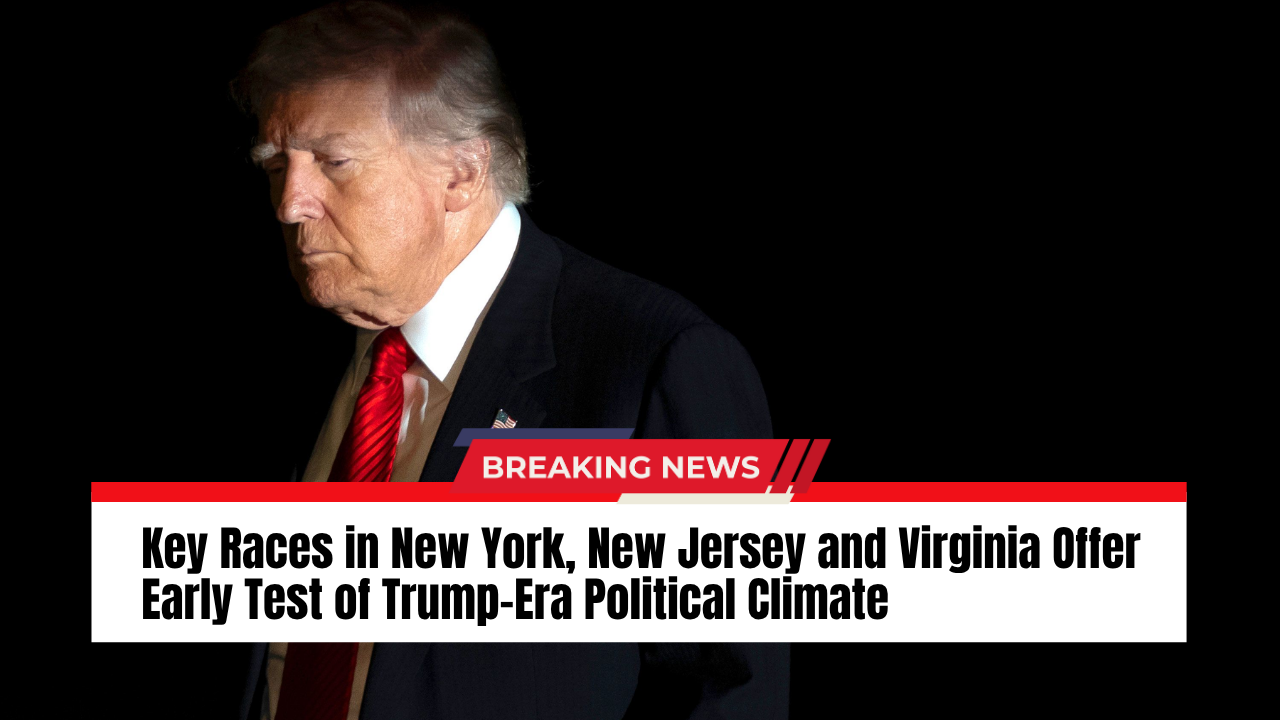 Read more about the article Key Races in New York, New Jersey and Virginia Offer Early Test of Trump-Era Political Climate