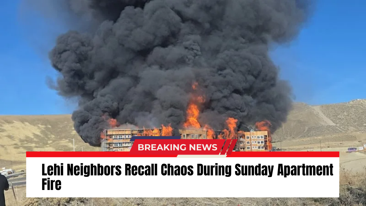 Lehi Neighbors Recall Chaos During Sunday Apartment Fire