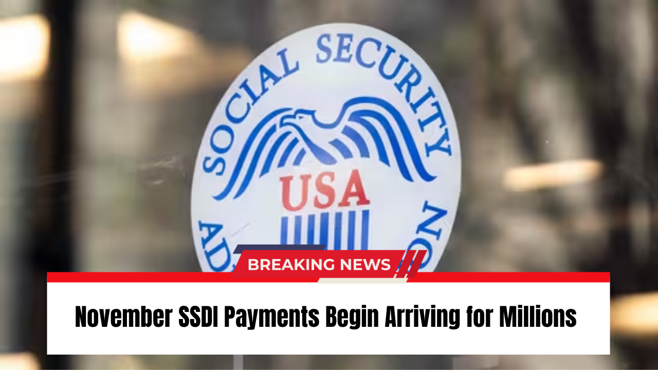 November SSDI Payments Begin Arriving for Millions