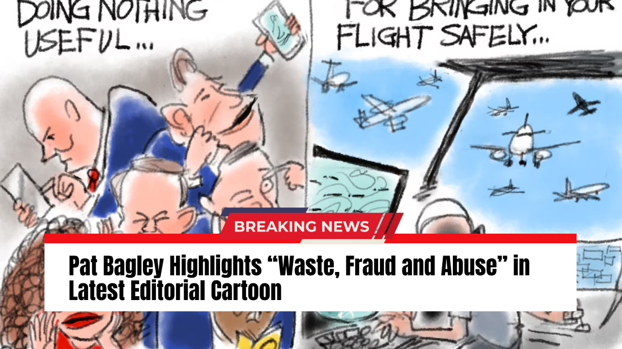 Read more about the article Pat Bagley Highlights “Waste, Fraud and Abuse” in Latest Editorial Cartoon