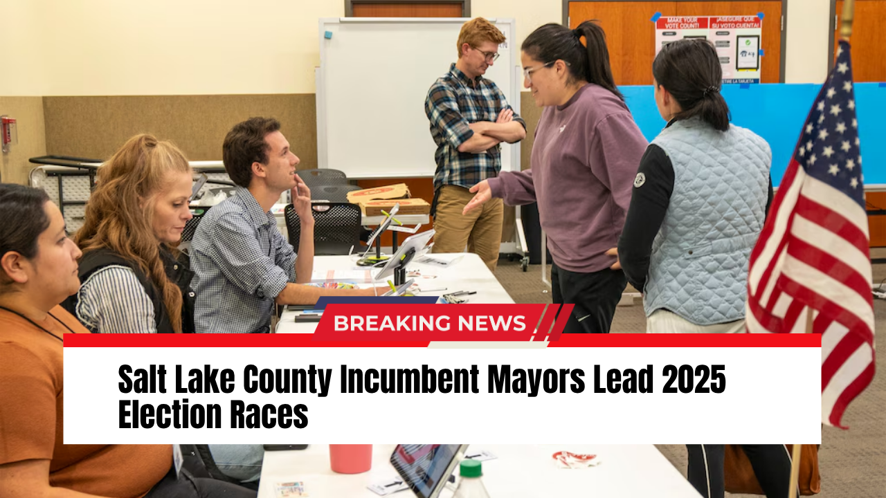 Read more about the article Salt Lake County Incumbent Mayors Lead 2025 Election Races