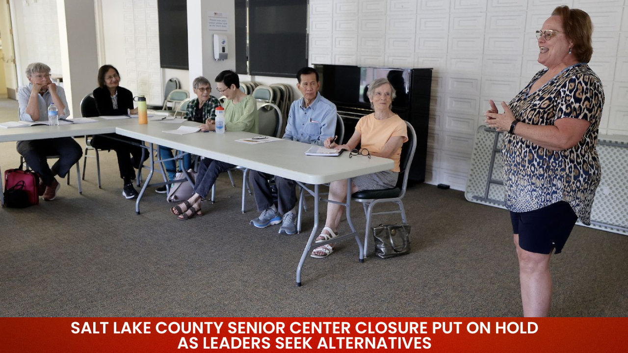Salt Lake County Senior Center Closure Put On Hold As Leaders Seek Alternatives