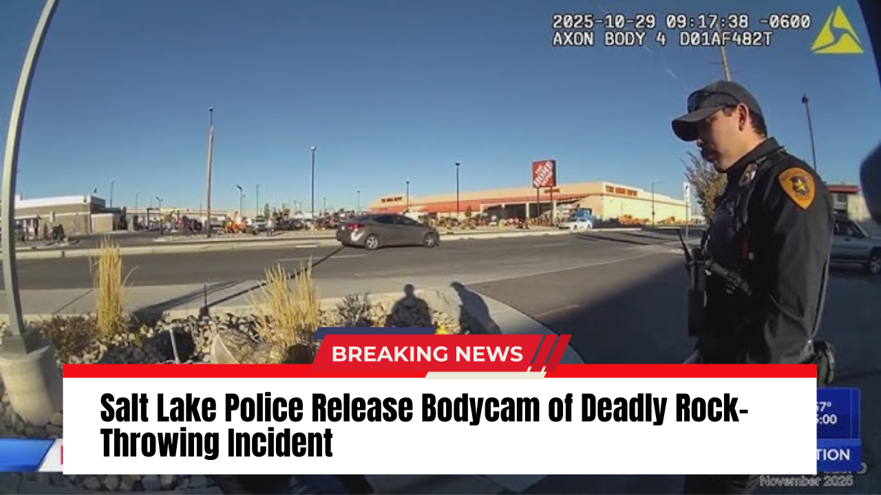 Salt Lake Police Release Bodycam Video of Fatal Shooting Involving 47-Year-Old Man