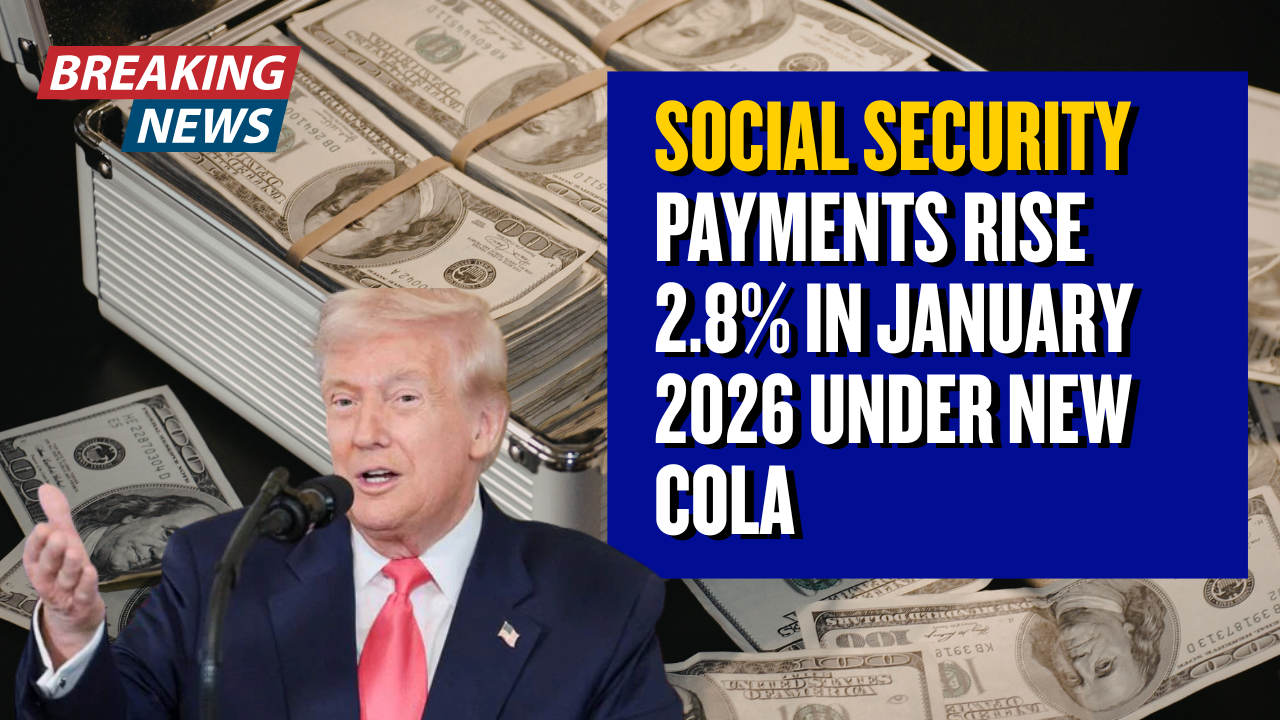 Social Security Payments Rise 2.8% in January 2026 Under New COLA