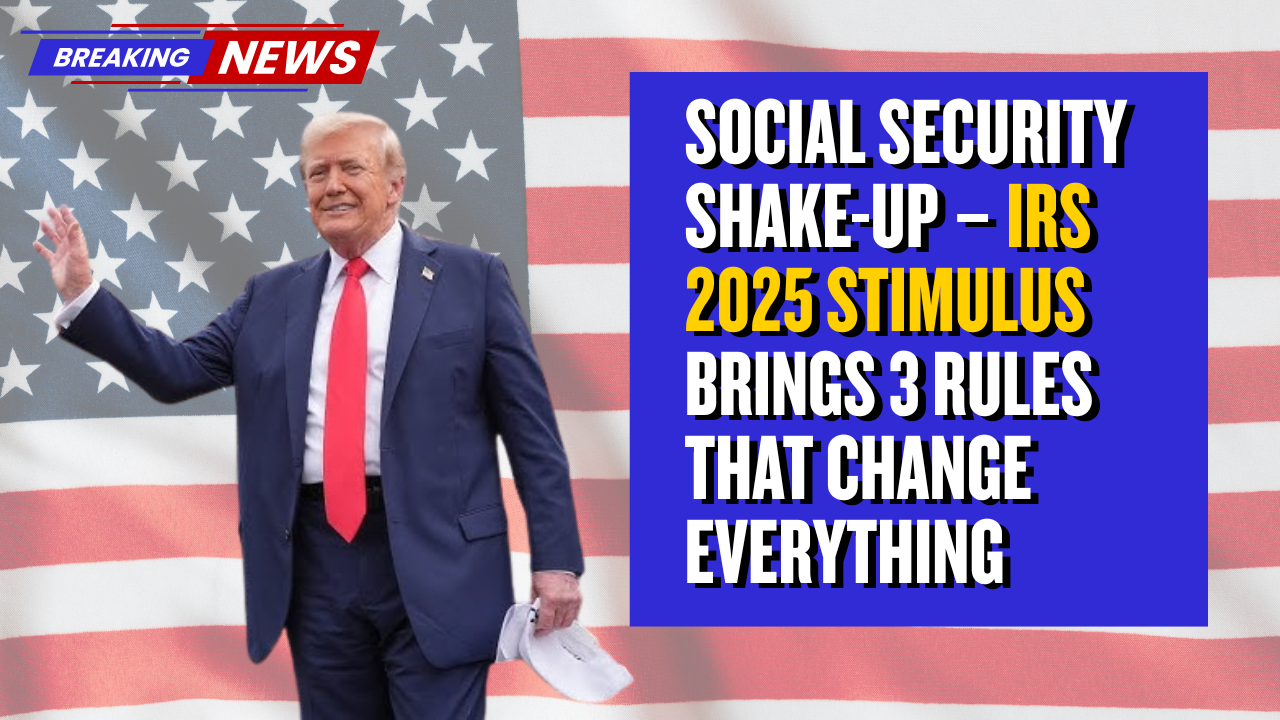 Social Security Shake-Up – IRS 2025 Stimulus Brings 3 Rules That Change Everything