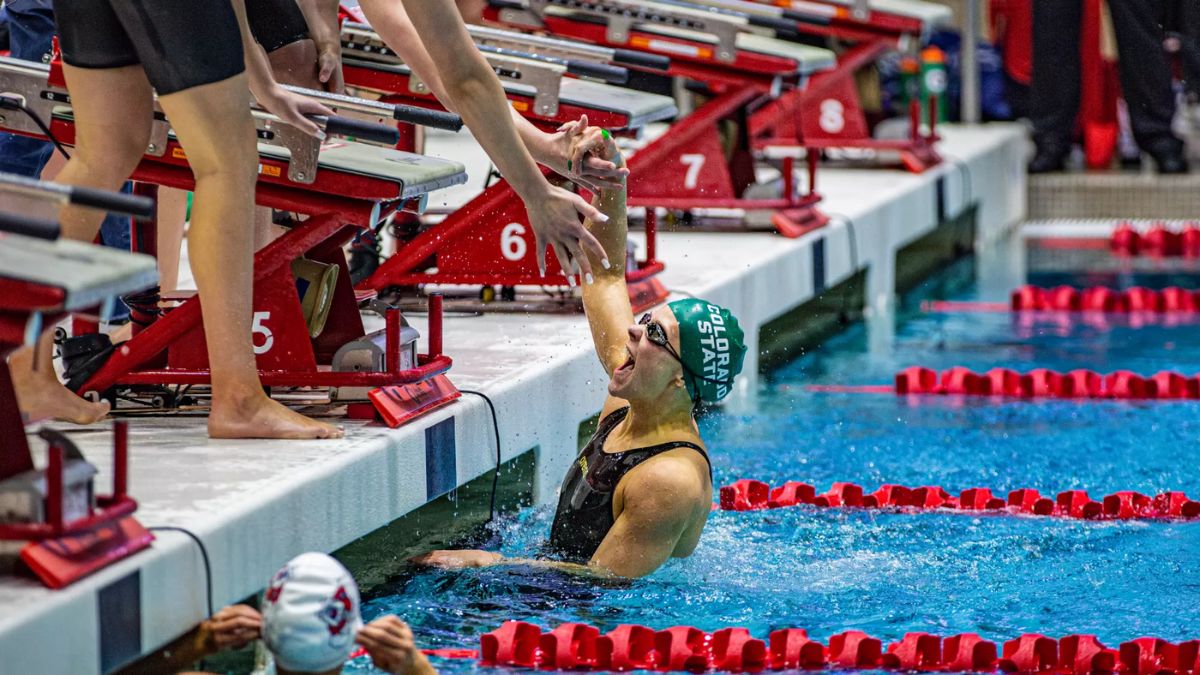 Swim and Dive Falls Short to Colorado State in Final Events Thriller