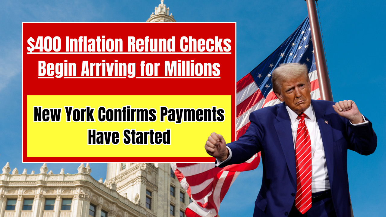 $400 Inflation Refund Checks Begin Arriving for Millions – New York Confirms Payments Have Started