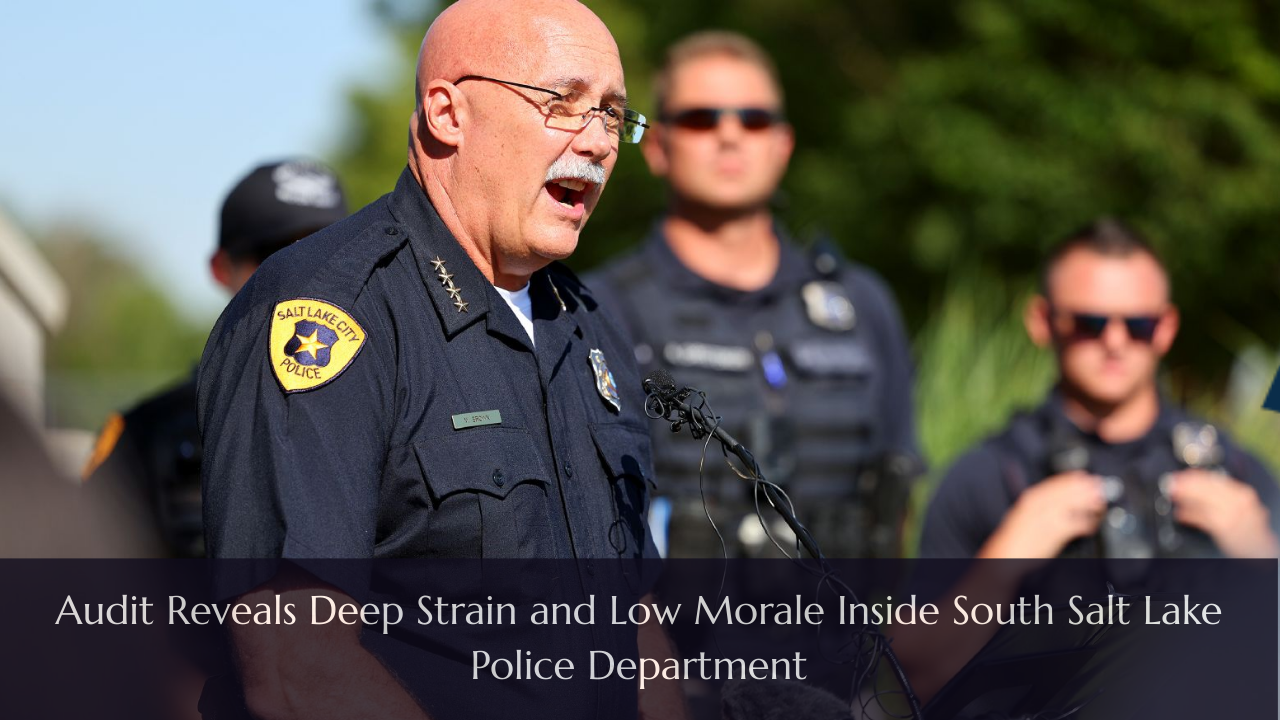 Audit Reveals Deep Strain and Low Morale Inside South Salt Lake Police Department