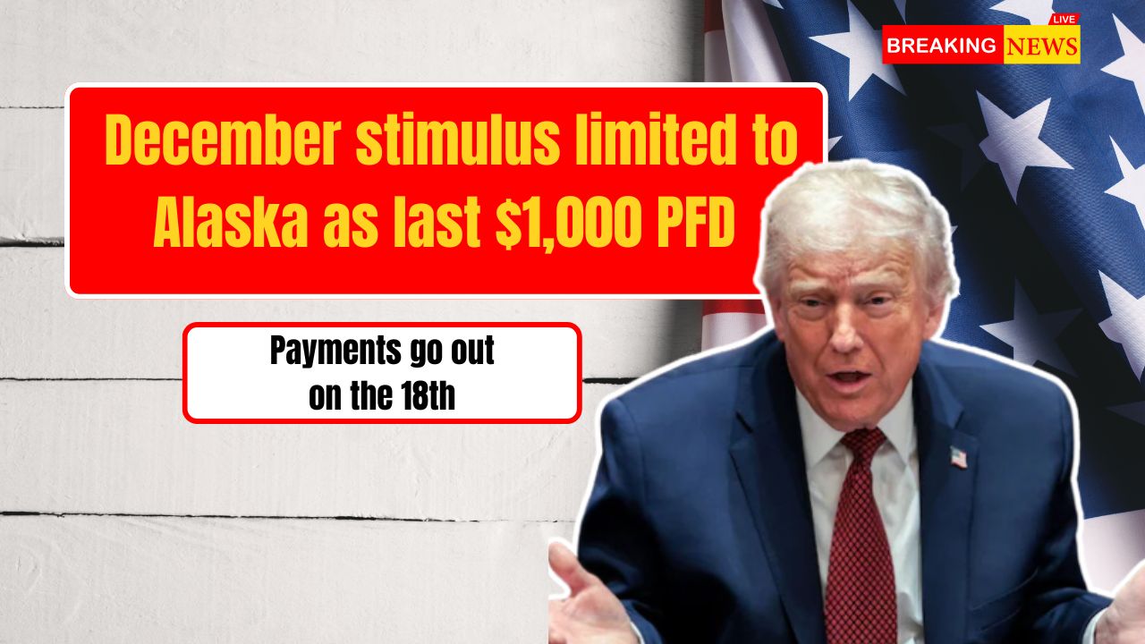 December stimulus limited to Alaska as last $1,000 PFD payments go out on the 18th