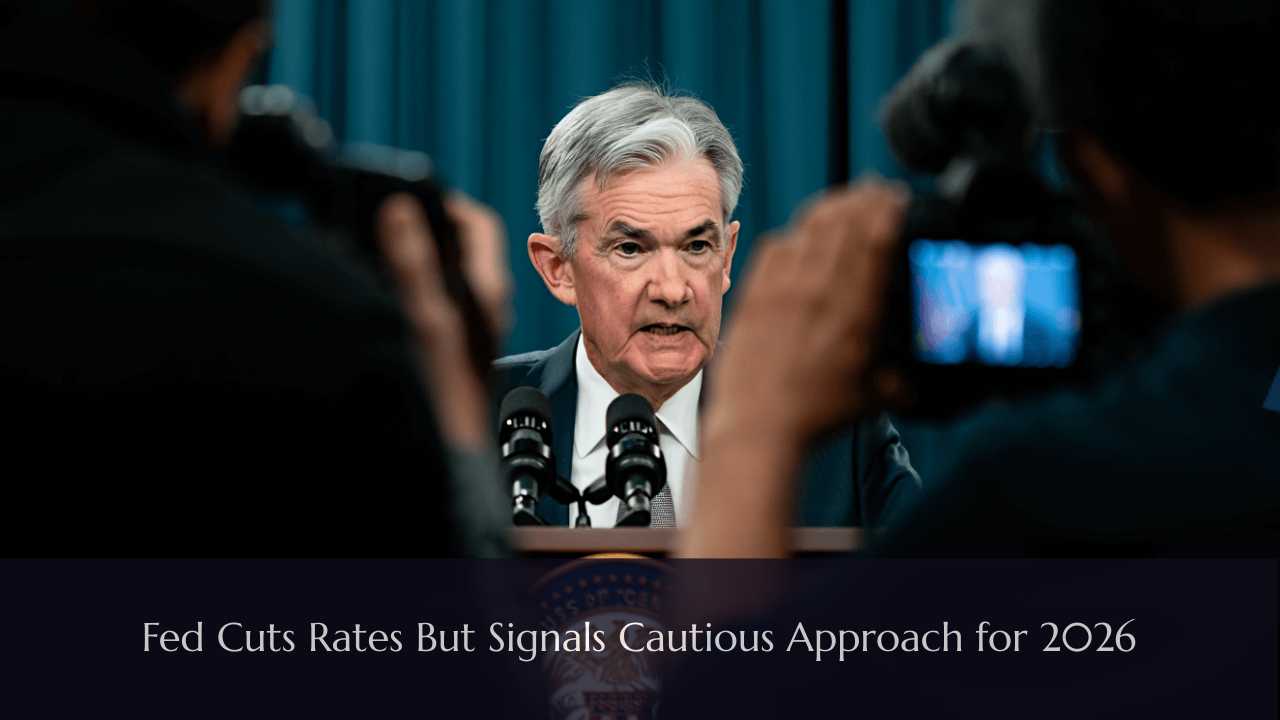 Fed Cuts Rates But Signals Cautious Approach for 2026