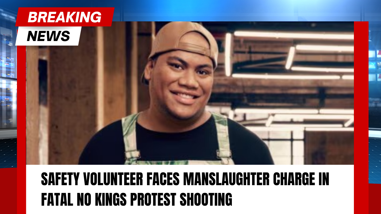 Safety Volunteer Faces Manslaughter Charge in Fatal No Kings Protest Shooting