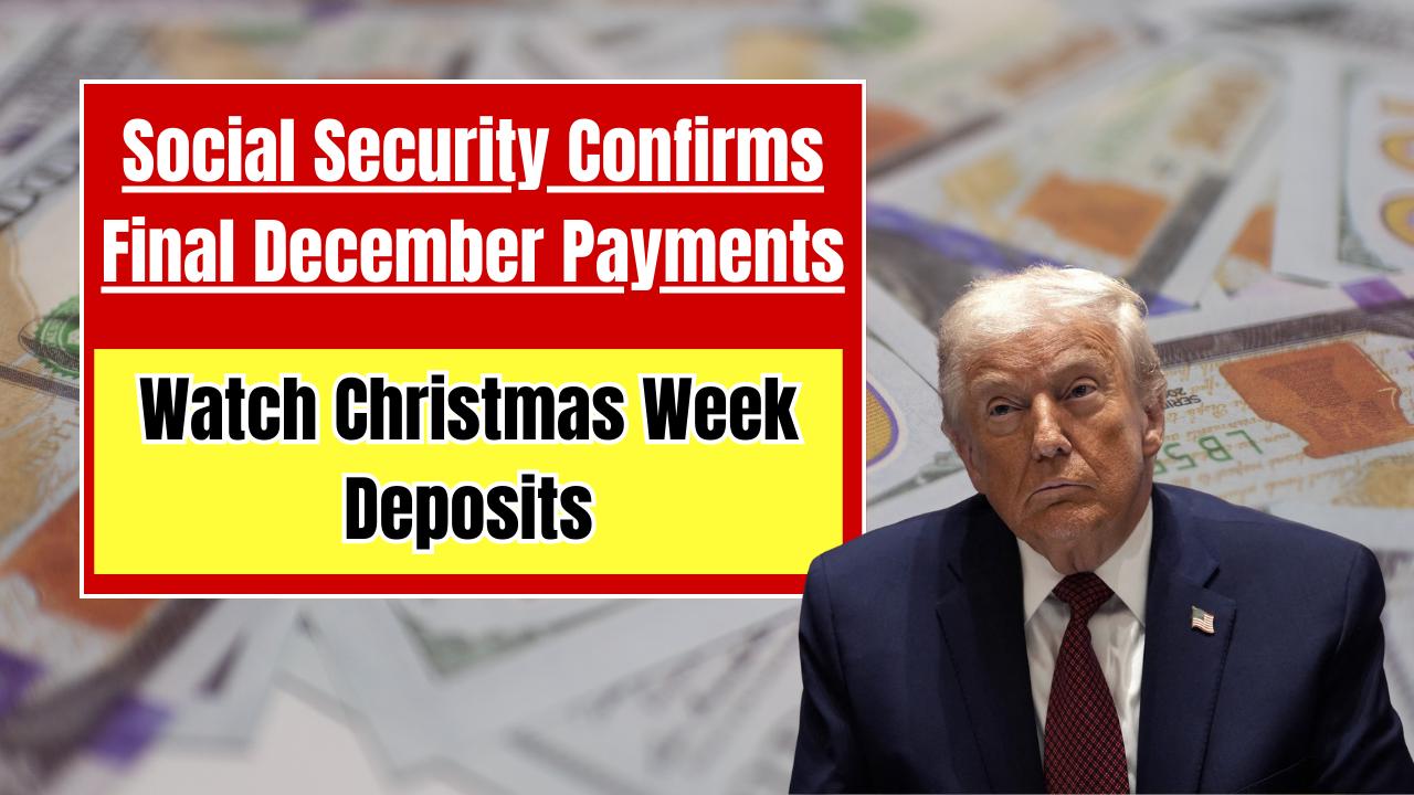 Social Security Confirms Final December Payments With Christmas Week Deposits