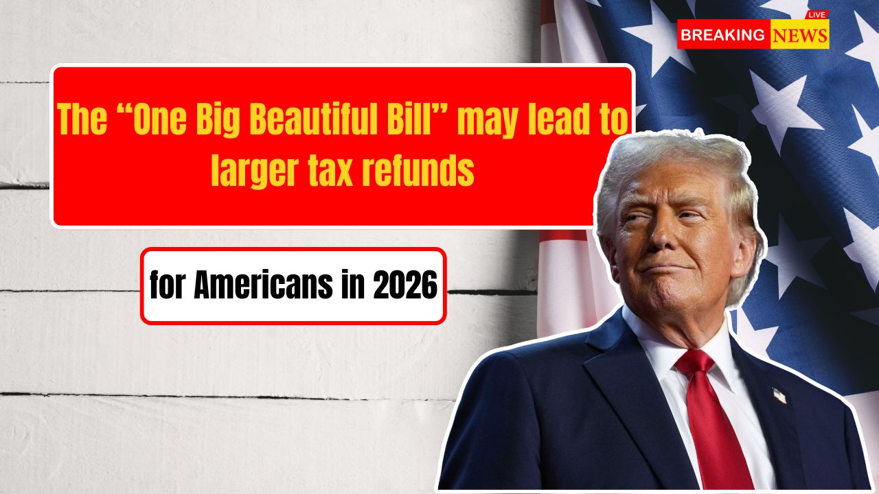 The “One Big Beautiful Bill” may lead to larger tax refunds for Americans in 2026