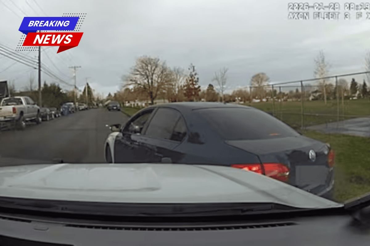 Police in Tacoma pursue a domestic violence suspect